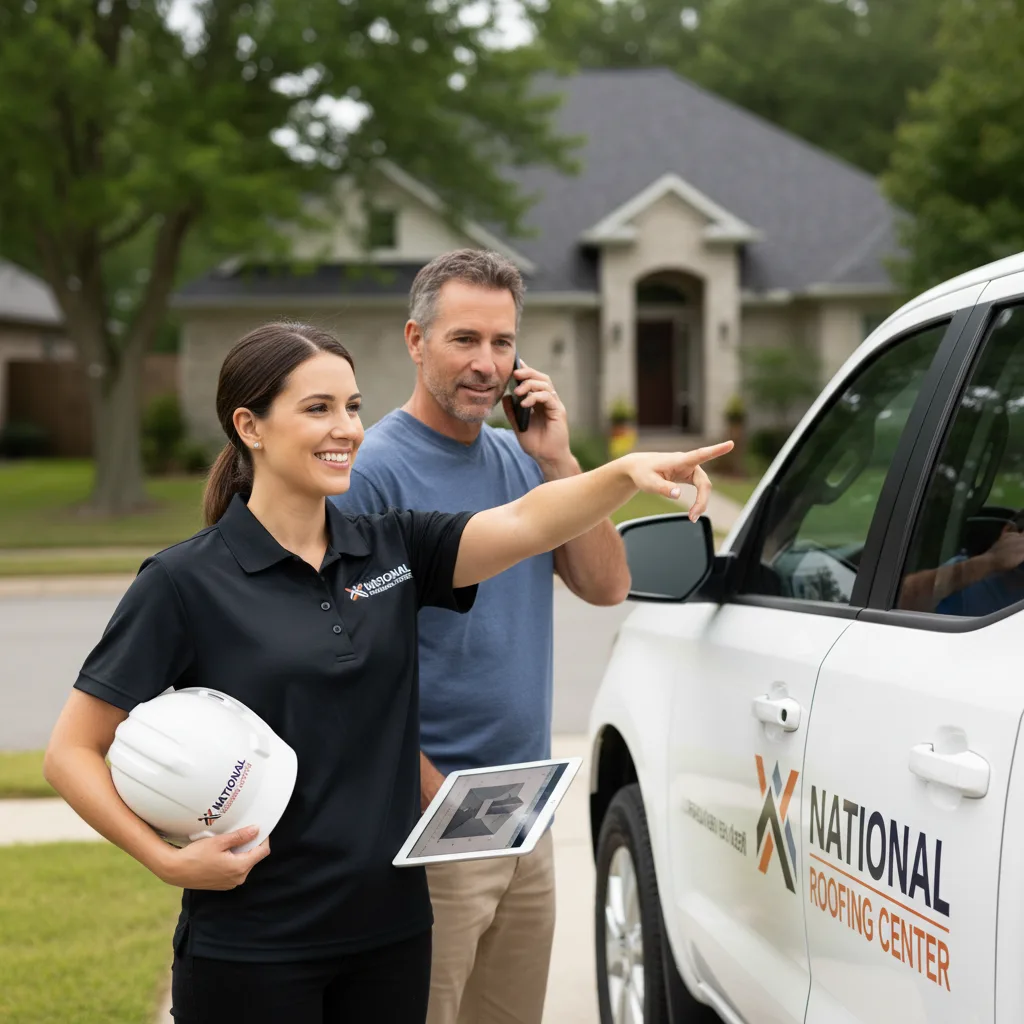 National Roofing Center customer support in Rescue